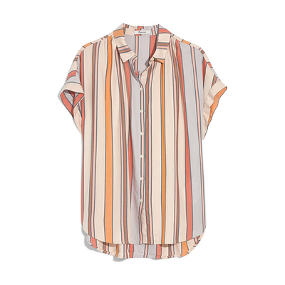 Madewell Towel Stripe Central Shirt